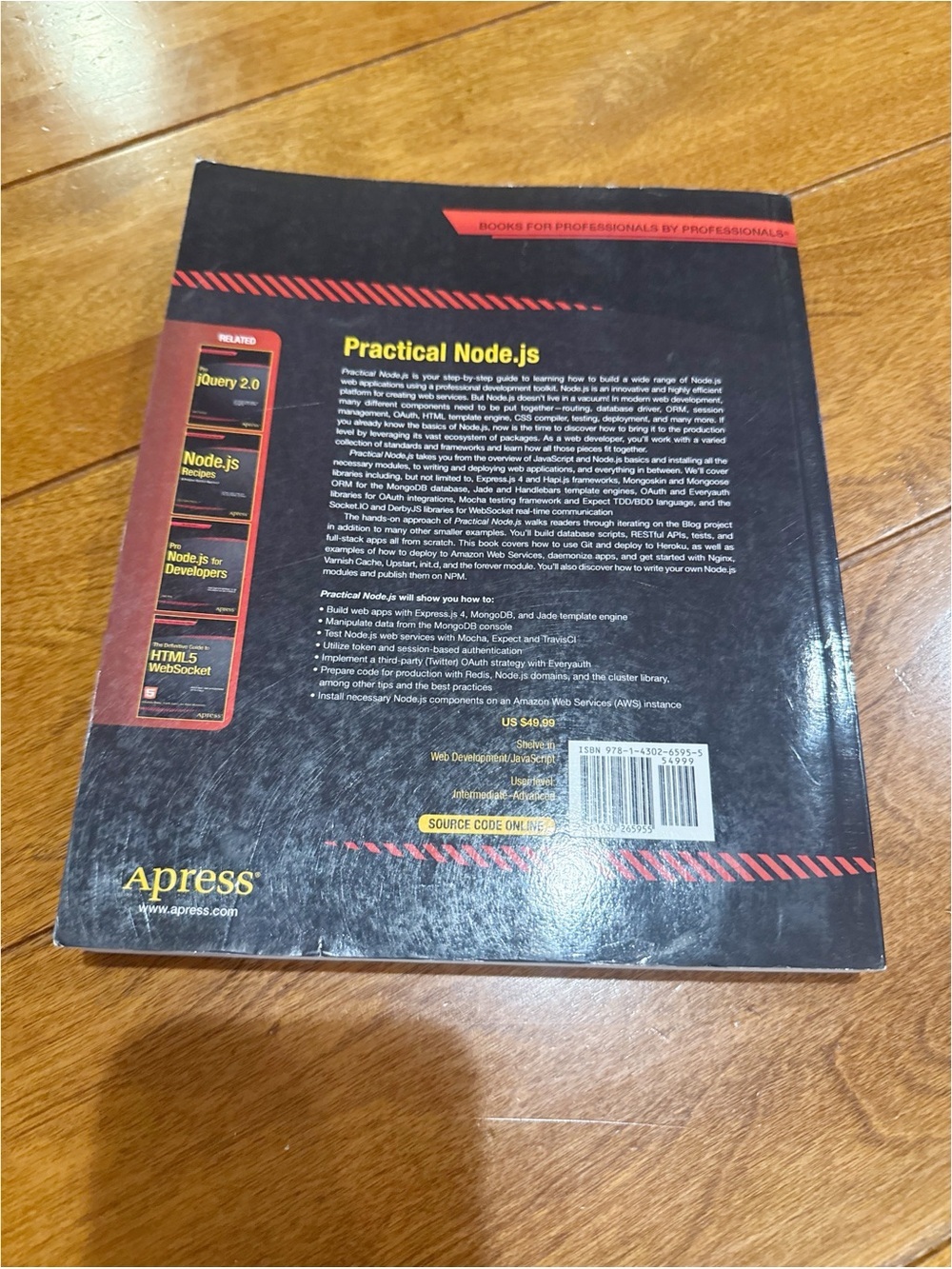 Practical Node.js Book - Black & Yellow - Picture 2 of 2